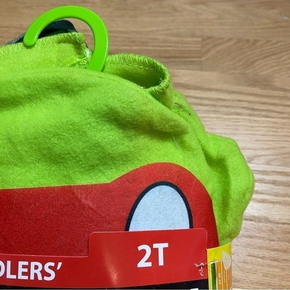 Teenage Mutant Ninja Turtles Costume NEW 2T Bodysuit Shell Hat Raphael - Picture 5 of 6